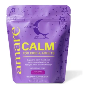 Amare Calm™ for Kids & Adults product packaging