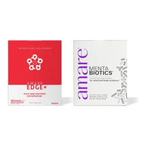 Amare Happy Juice Pack - Watermelon Flavor, Award-Winning Gut-Brain Axis Drink for Stress Resilience