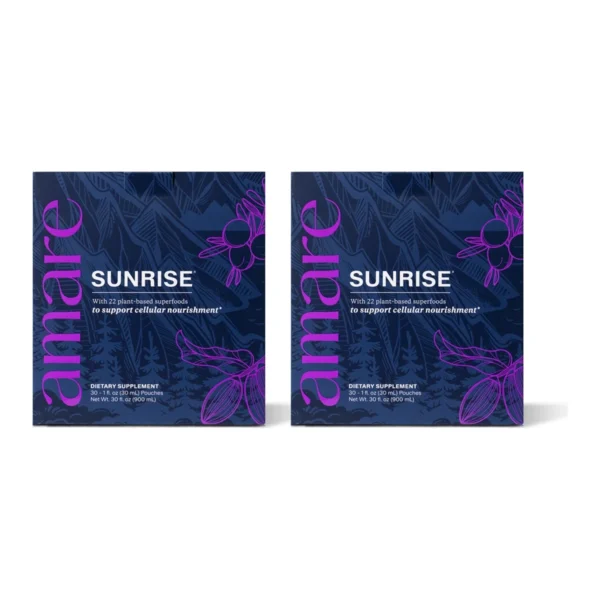 Amare Sunrise™ 2-Pack product packaging