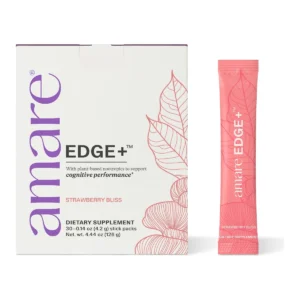 Amare EDGE+™ Strawberry Bliss product packaging