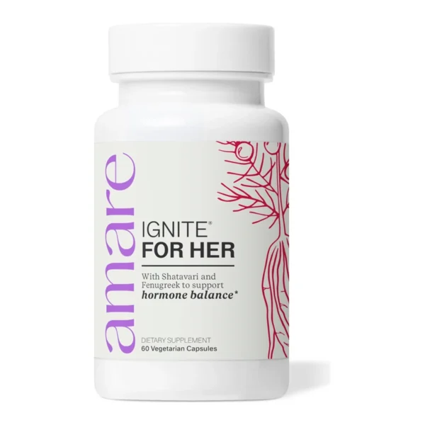 Amare Ignite™ for HER product packaging