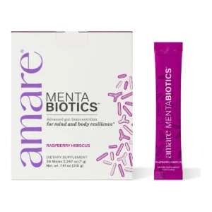 Amare MentaBiotics® Raspberry Hibiscus product packaging