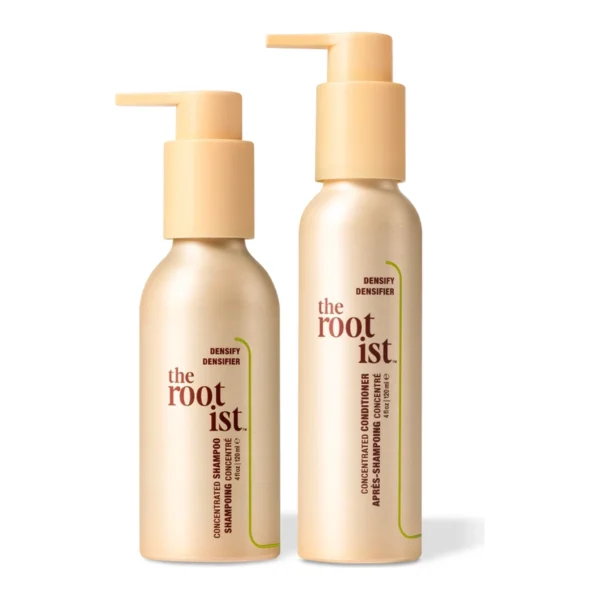 The Rootist™ Densify Shampoo + Conditioner product packaging